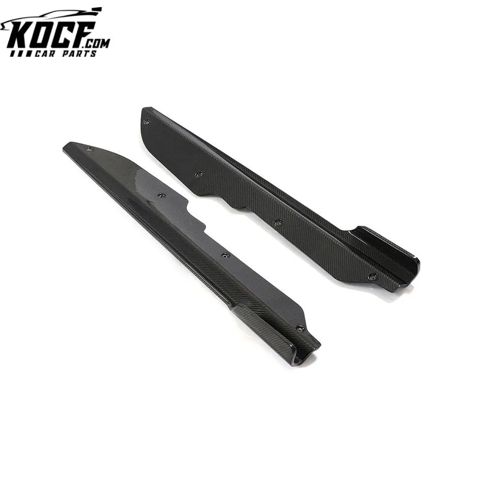 Carbon Fiber C8 Side Skirts for Chevy Corvette C8 2-Door Targa Top Coupe 2020-2021